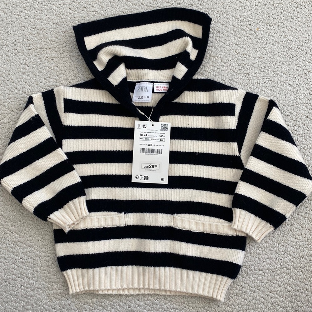 Zara striped sweater